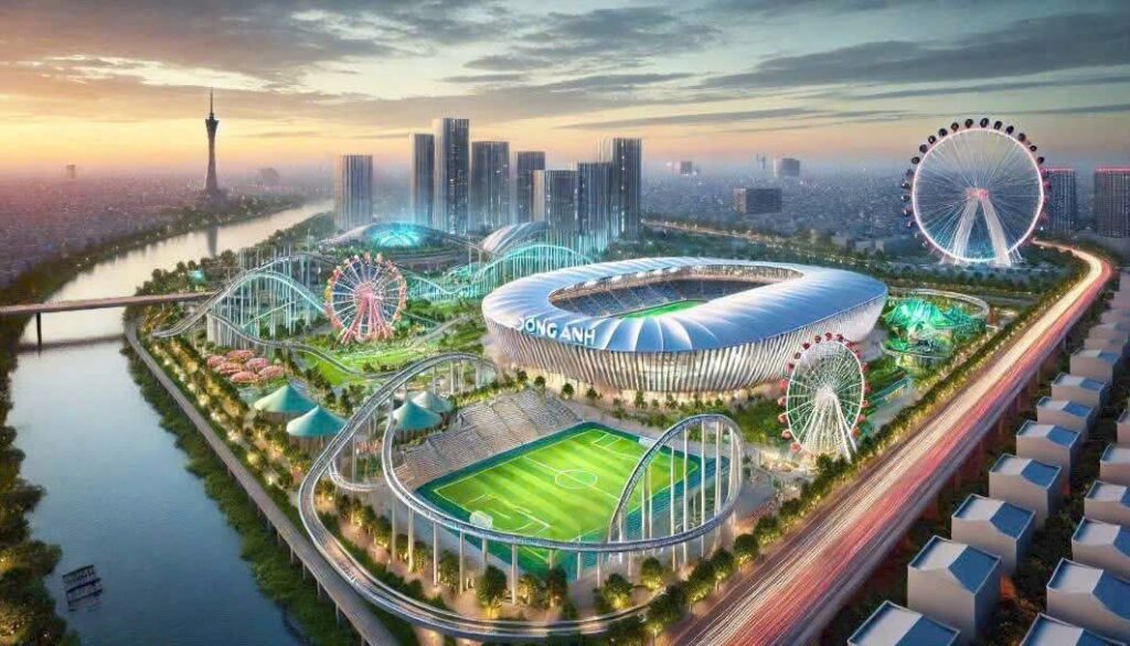Sân vận động Olympic Stadium trong bản đồ quy hoạch Vinhomes Olympic